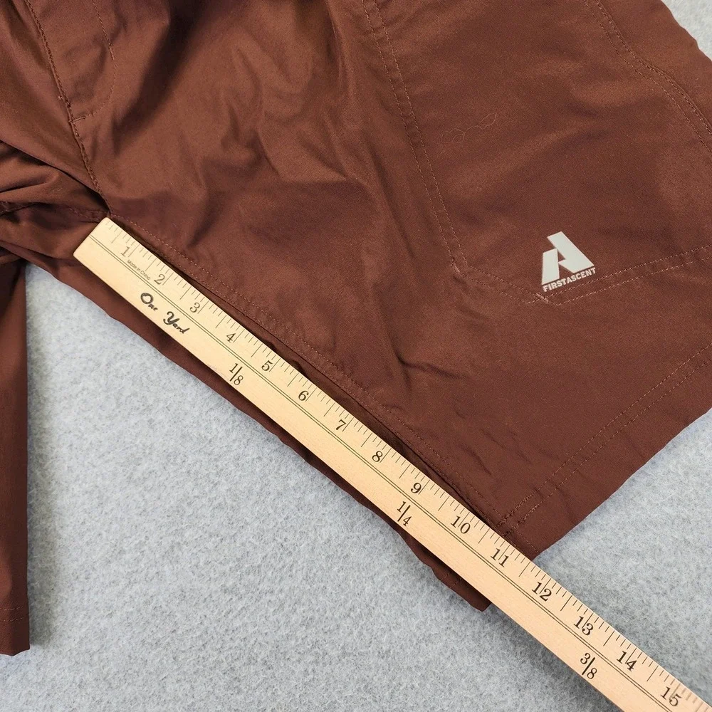 Eddie Bauer First Ascent Guide Pro Shorts Men's 36 Burnt Brown Nylon Outdoor